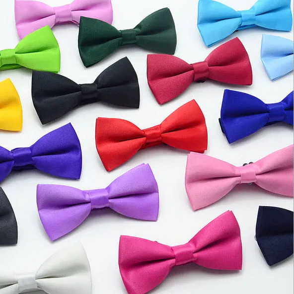 Детские галстуки бабочки обычный смокинг для мальчиков общие вечерние