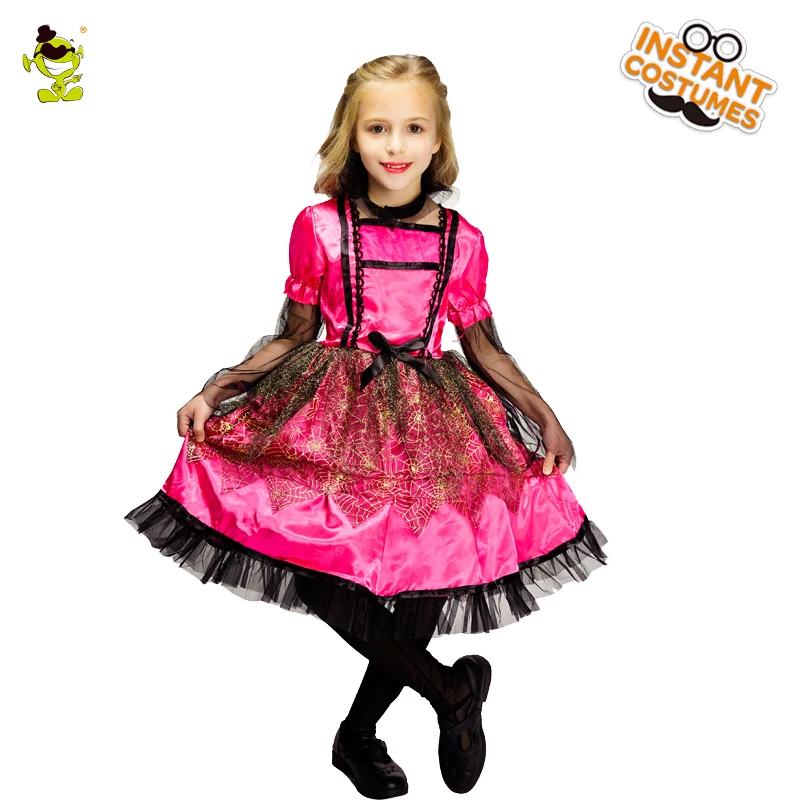 QLQ женский розовый костюм принцессы красивая девочка для дня рождения Детская