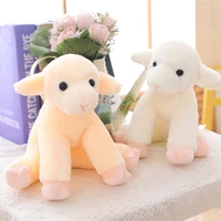 new 1pc 1825cm cute sheep plush toy soft cartoon animal lamb stuffed doll llama toys baby accompany little girls birthday gift