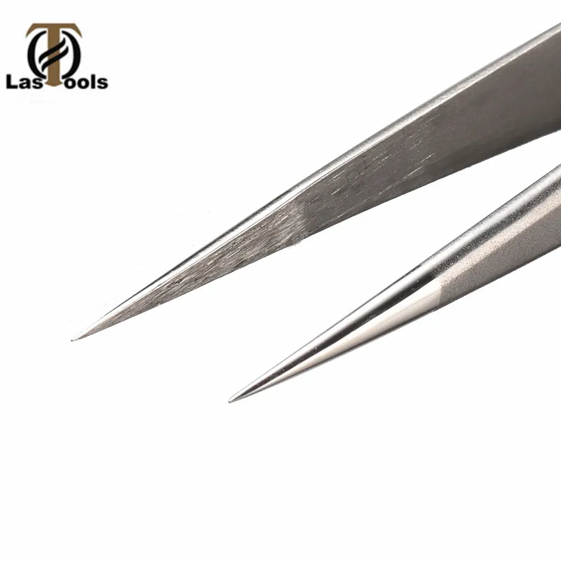 Electronics Industrial Tweezers Anti-static Curved Straight Tip Precision Stainless Forceps Phone Repair Hand Tools | Инструменты