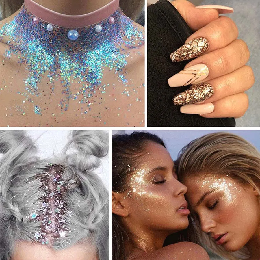 MayCreate блеск для глаз тени век с блестками Макияж Тени мерцающая пудра Блеск тела