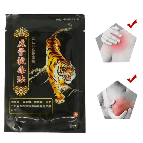 8 шт., пластырь с тигровым бальзамом для суставов и шеи