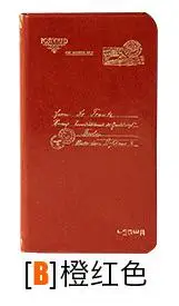 Фольга слова тетрадь роскошный внутренний 80 листов планировщик Sketchbook дневник записная книжка Kawaii журнал Канцтовары Школьные принадлежности - Цвет: Оранжевый
