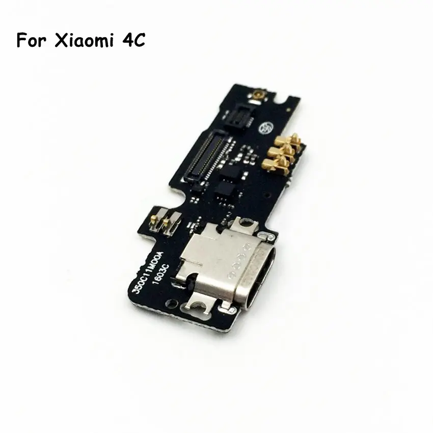 USB плата с зарядным портом гибкий кабель соединитель части для Xiaomi MAX M 4C 4i 4S 6 Redmi Hongmi Note 5A 5Plus 5C - Цвет: For Xiaomi 4C