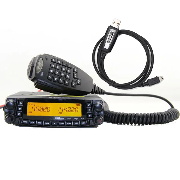 TYT TH-9800 Мобильный приемопередатчик Автомобильная радиостанция 50 Вт 809CH ретранслятор скремблер Quad Band VHF УВЧ автомобиль грузовик радио TH9800 - Цвет: TH-9800-USB