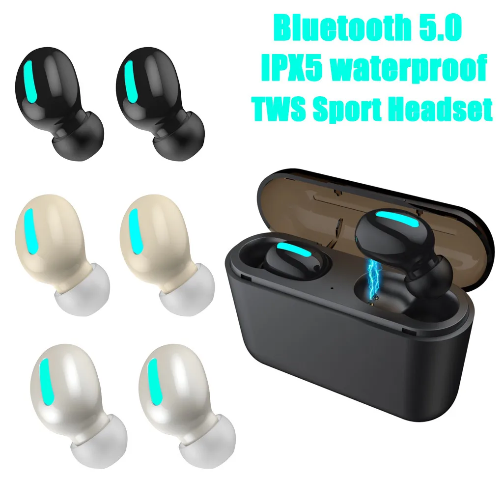 Беспроводные TWS наушники с Bluetooth 5 0 Спортивная гарнитура стереонаушники|Наушники