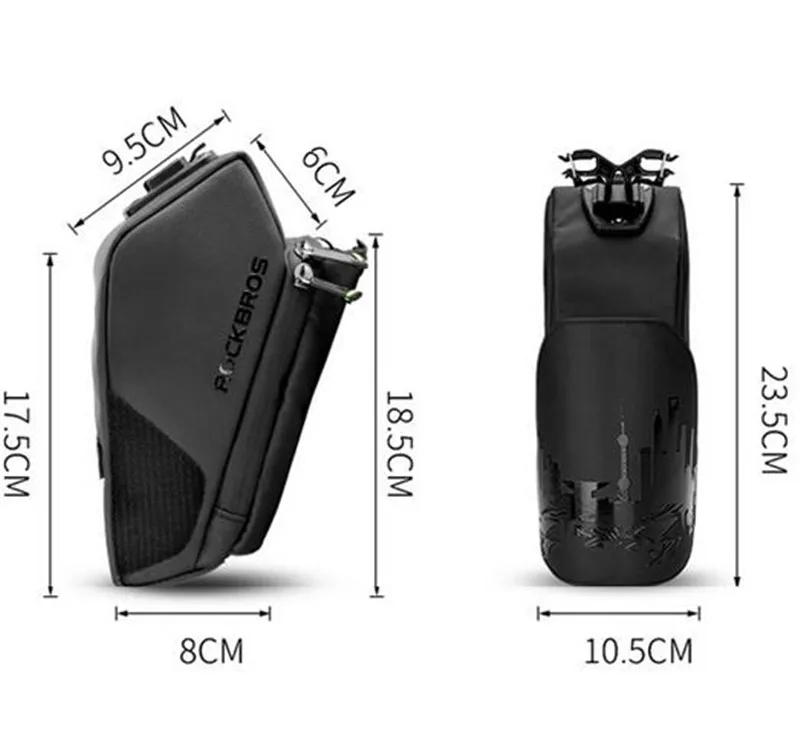 ROCKBROS водонепроницаемые задние Сумки для велосипеда сиденья сумка MTB