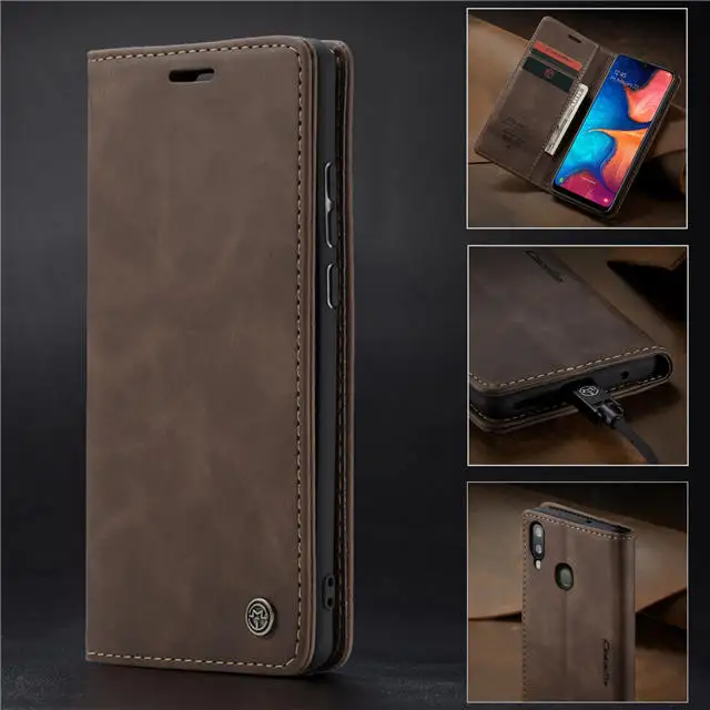 Магнитный чехол на samsung A70s A50s A40s A30s A20s A10s A90 A80 A70 A50 A40 A30 A20 A10 A20E кожаный чехол-портмоне на застежке в стиле ретро чехол