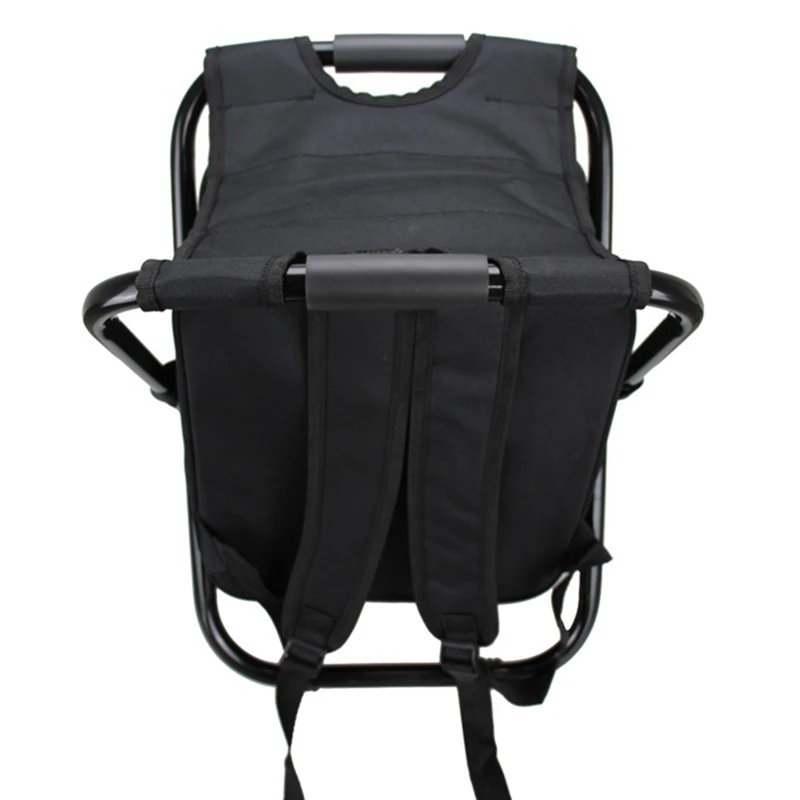 usa shipping multi function foldable camping fishing chair stool backpack cooler insulated picnic bag hiking picnic seat bag free global shipping