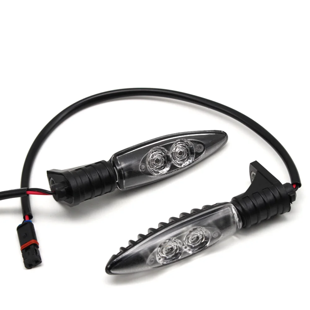 Short foot Для Triumph Tiger 800/XC 2011- Tiger 1050 Мотоциклетные аксессуары Передняя/задняя мигалка поворотник сигнальный светильник индикаторная лампа - Цвет: Short foot