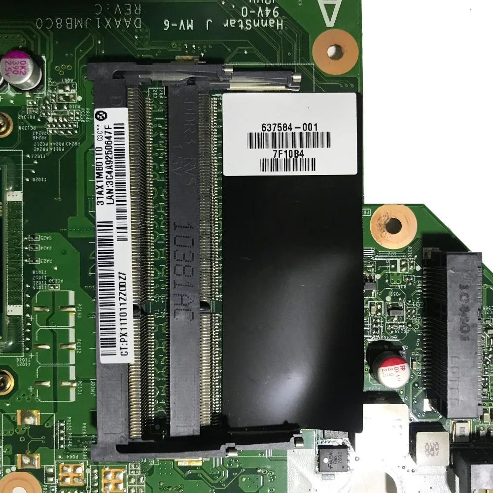 Восстановленная материнская плата для ноутбука HP G42 CQ42 G62 CQ62 637584-001 со штативом HM55