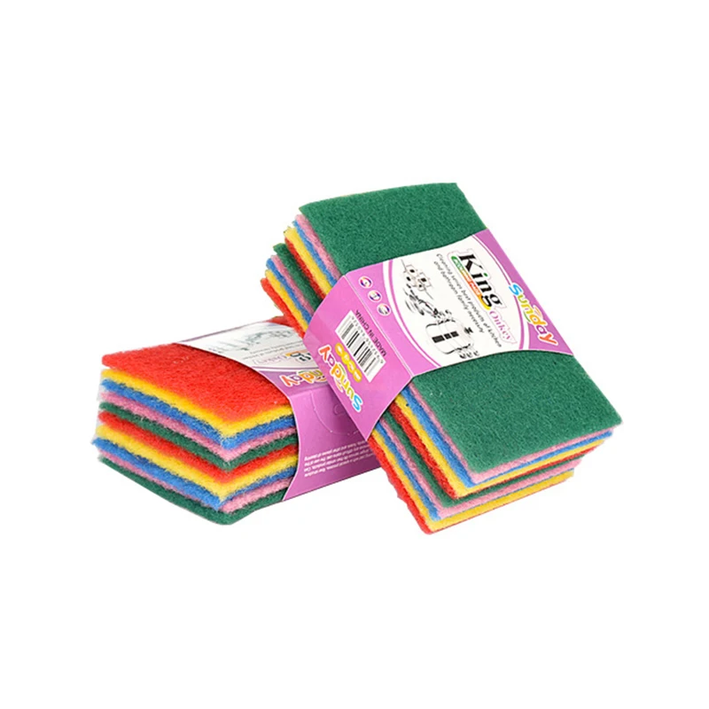 10 шт./компл. нейлон плюс тряпичная жесткая Чистящая кастрюля Удаление ржавчины