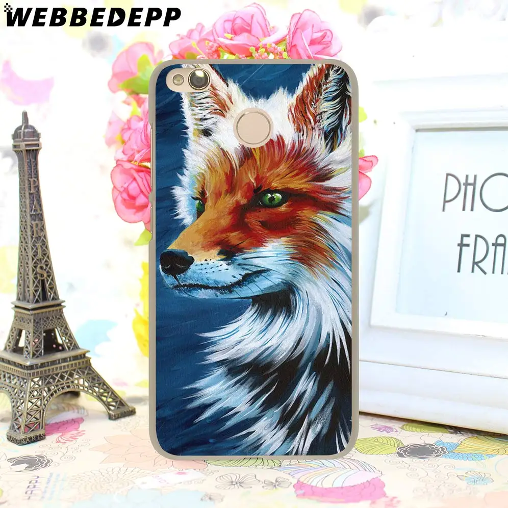 Чехол для телефона WEBBEDEPP Fox Sleeping In The Snow для Xiaomi Redmi Note 7 4X 4A 5A 5 Plus 6 Pro 6A S2 7 Note 5 6 7 8 Pro 4X Go - Цвет: 1