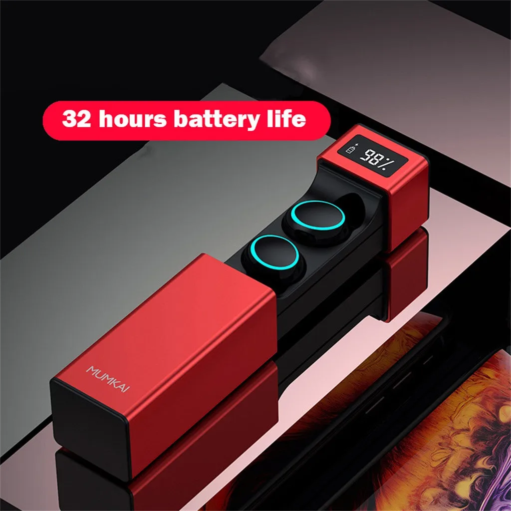 TWS bluetooth 5 0 настоящие беспроводные наушники Смарт водонепроницаемые стерео Hifi 3D с