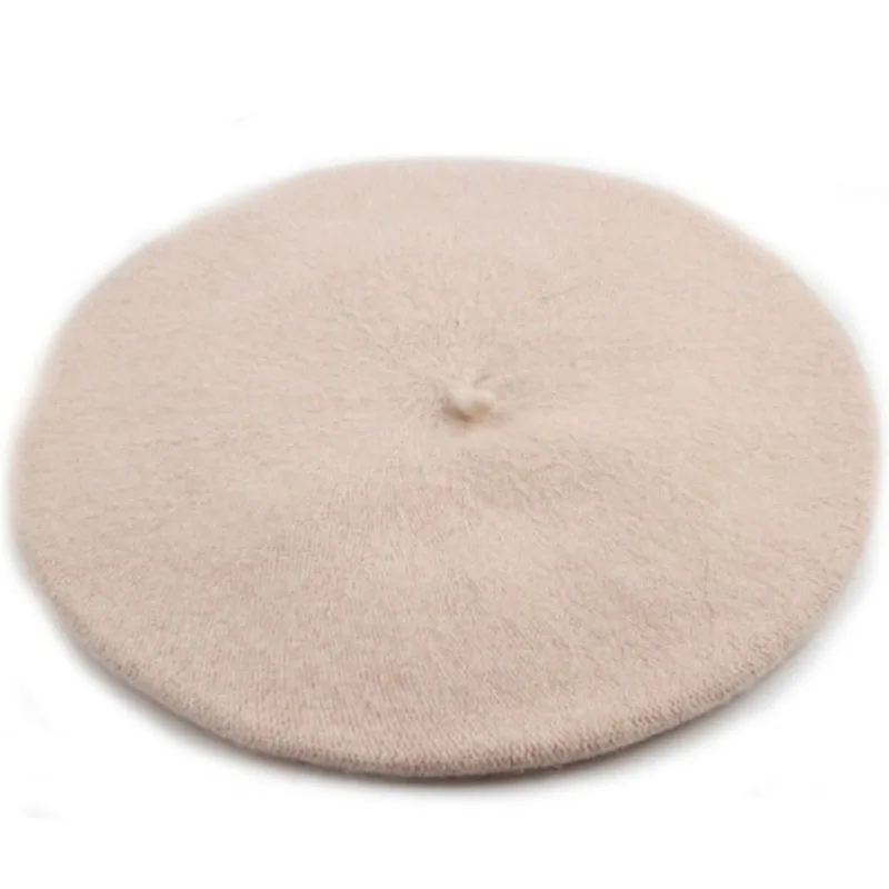 Шерсть берет живописца Кепка запеченная Пшеница торт шапка теплая девушка