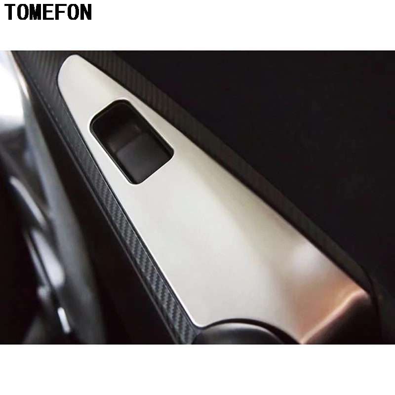 Хромированный ABS регулятор TOMEFON для Mazda 2 Mazda2 Demio DJ RHD 2014 2015 2016|Лепнина интерьера| |