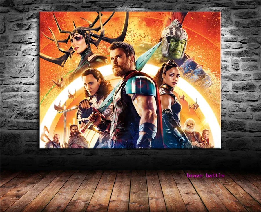 Тор Ragnarok чудеса 1 панель украшение на стену живопись маслом плакат Холст Картина