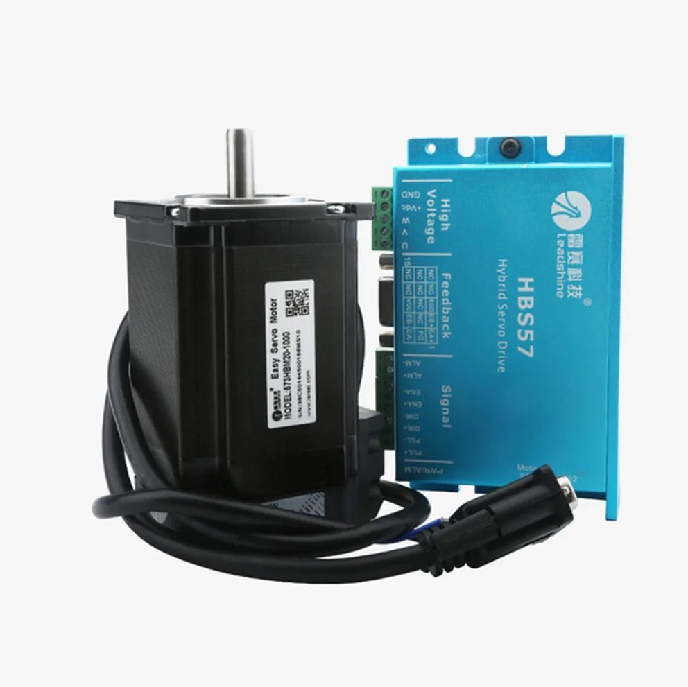 Nema 23 2N. m замкнутый контур шаговый двигатель комплект Hybird сервопривод HBS57+ 573HBM20-1000 57 3 фазы шагового двигателя