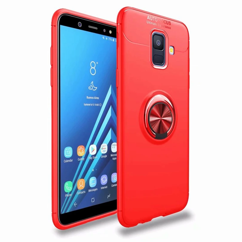 Чехол для Samsung Galaxy A6 5 6 &quot автомобильный держатель магнитный кронштейн кольцо на
