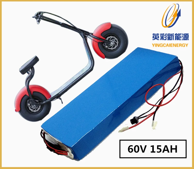 Отличная производительность 60V 15AH литий ионная аккумуляторная Перезаряжаемые