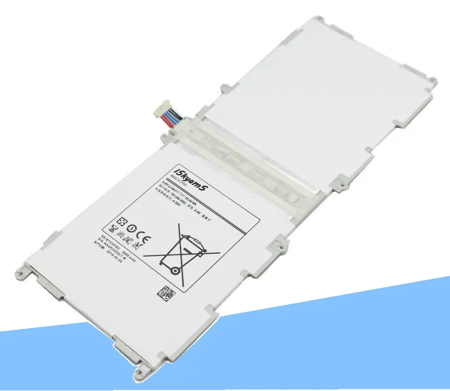 2x6800 мА/ч EB-BT530FBC/EB-BT530FBE запасная батарея для Samsung Galaxy Tab 4 10 1 &quotT530 T531 T535 P5220 SM-T530NU |
