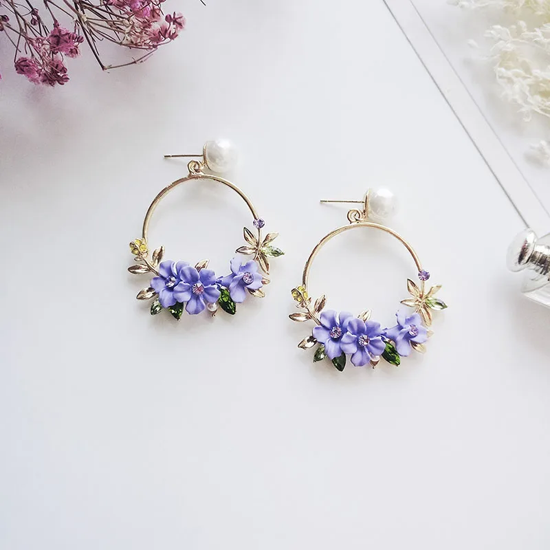 GWEEDY Fashion Brand Spring And Summer Colored Soft Ceramic Cherry Stud Earrings For Women Christmas Party Earring Jewelry Gift | Украшения