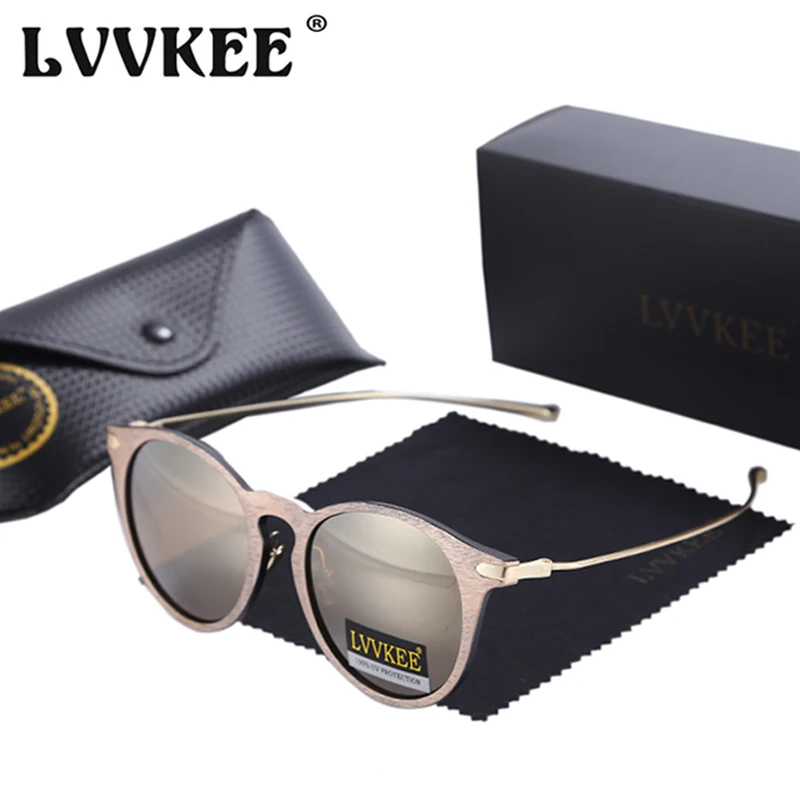 2018 новый супер люкс Красочные Солнцезащитные очки Для женщин древесины Ким