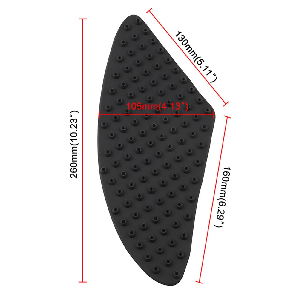 

1 Pair Motorcycle Side Decal Tank Traction Pad Anti Slip Gas Knee Grip Protector for Honda TD326