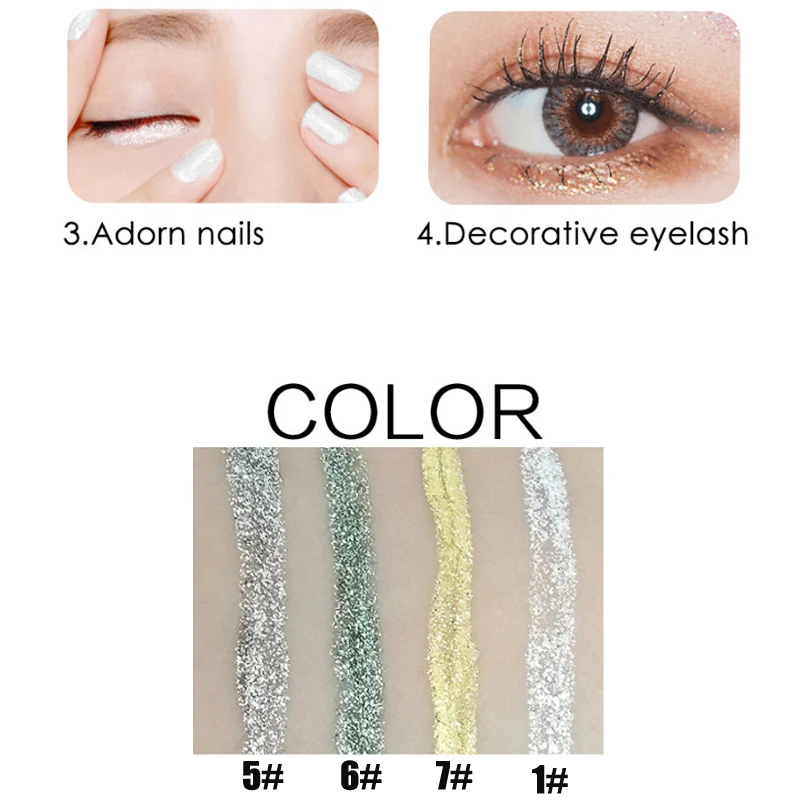 4Colors Eye Liner Liquid Long-lasting Eyeliner 5ml Beauty Eyes Makeup Brand HengFang |