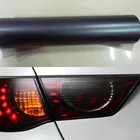 Rete тусклый полированный черный 40 см x 100 см автомобильный светильник, задний светильник, тонированная виниловая пленка, наклейка, легкая, сделай сам, декорация, оптовая продажа