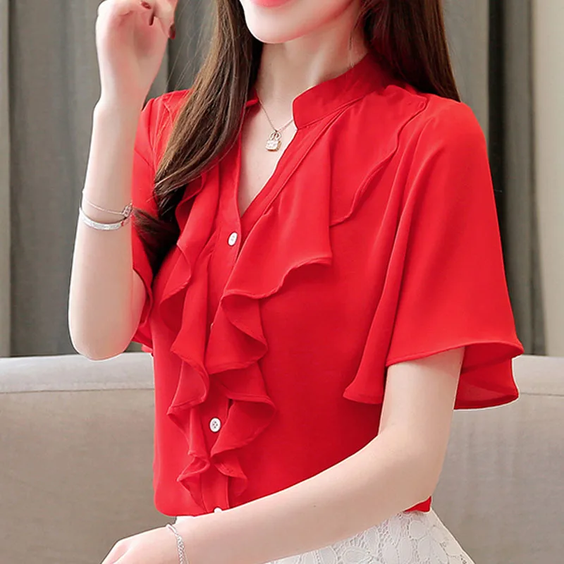 2019 Модная женская блузка и топы корректирующие шифоновая футболки Дамские