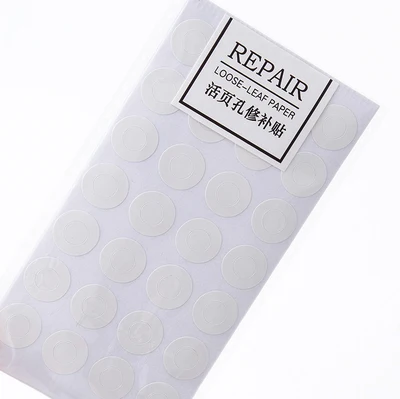 hole repair 4pcs A5 A6 планировщик сепаратор, отверстия кольца приборной панели планировщик бумаги перегородки PP материал - Цвет: hole repair 4pcs