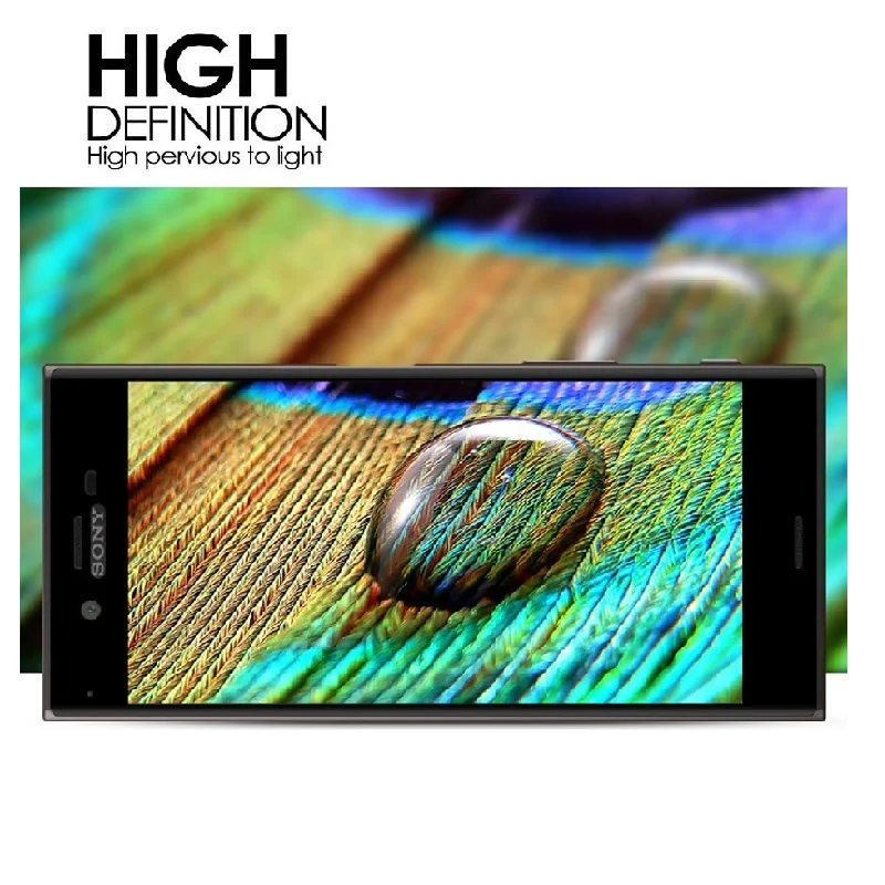 2 шт. полное покрытие из закаленного стекла для sony Xperia X Compact подходящий защитный