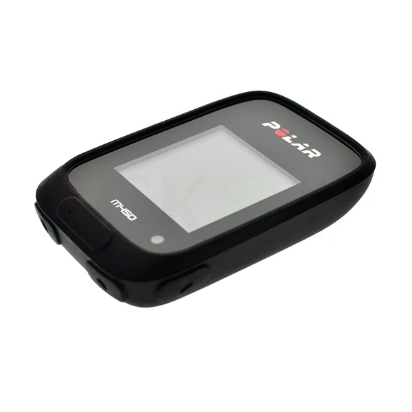 Черный Резиновый защитный кожаный чехол для велокомпьютера gps Polar M450 M460 - Цвет: Черный