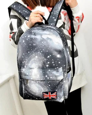 50 шт. женский холщовый рюкзак с принтом звездное небо|backpack galaxy|women backpackpattern backpack |