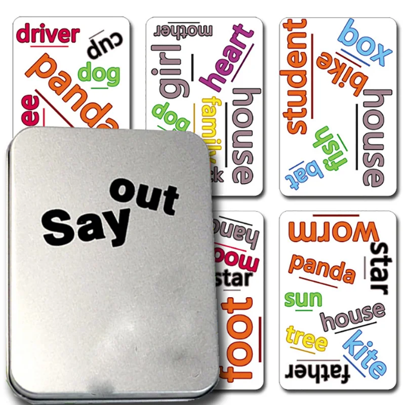 Надпись семейная настольная игра/детская вечеринка с родителями для обучения