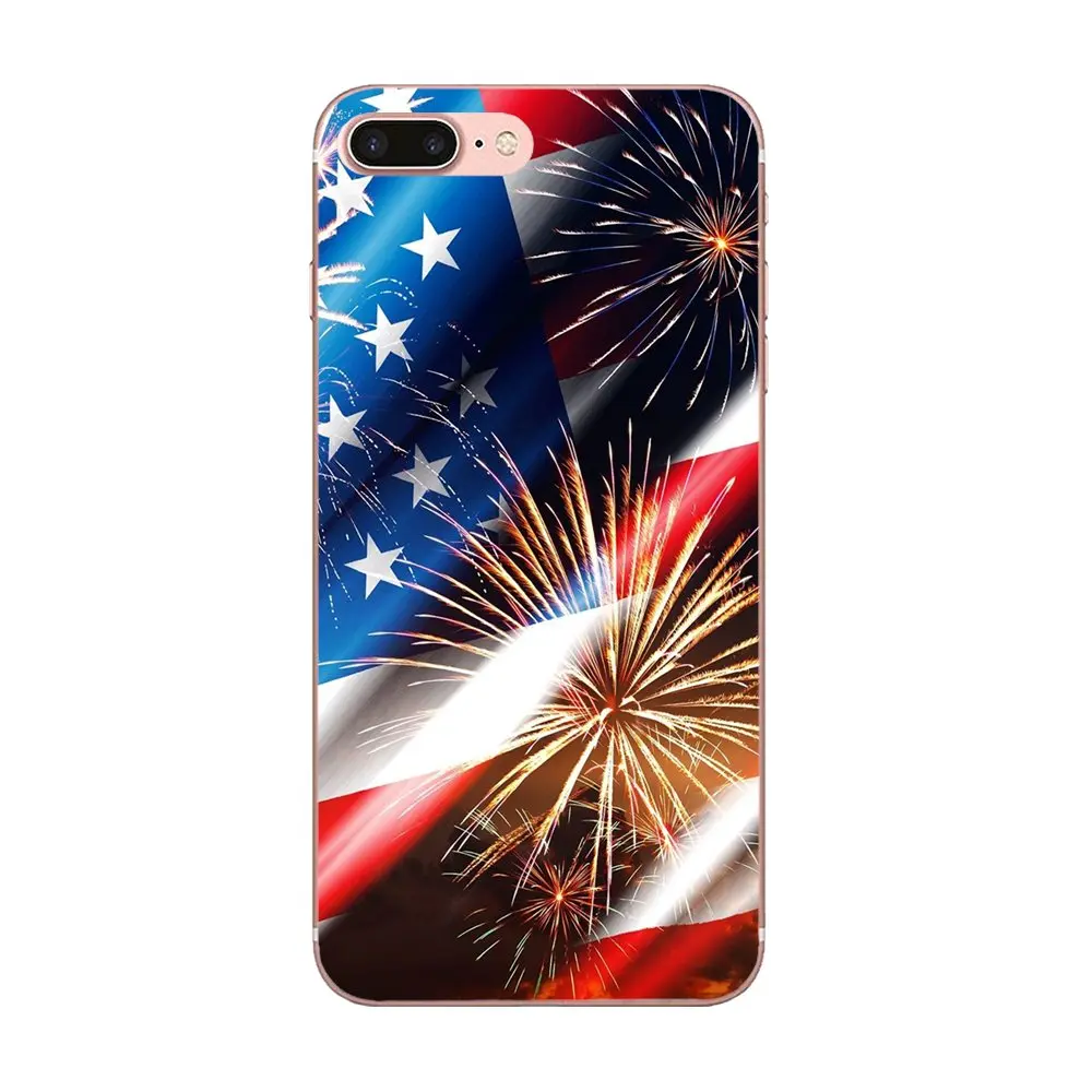Мягкий чехол с американским флагом США для Huawei P7 P8 P9 P10 P20 P30 Lite Mini Plus Pro 2017 2018