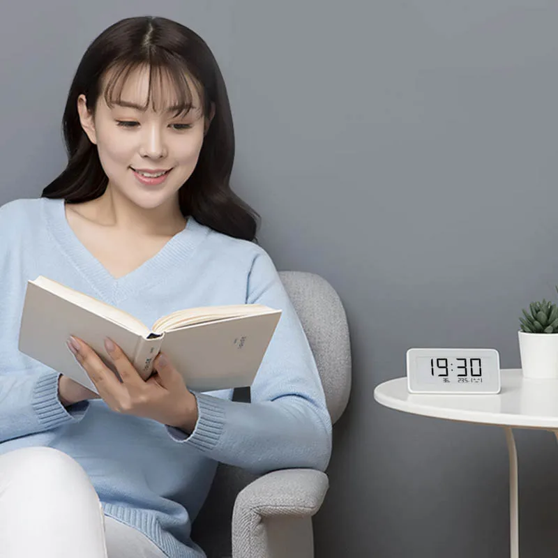 Xiaomi Mijia BT4.0 беспроводные смарт-электрические цифровые часы ЖК-измерения