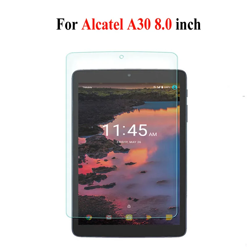 Alcatel A30 С уровнем твердости 9 H закаленное Стекло для Alcatel Работает с любым оператором, A30 планшет 8,0 дюймов планшет Стекло для Alcatel 3T 8 планшет 8,0 дюймовый защитный экран Стекло пленка - Цвет: Alcatel A30