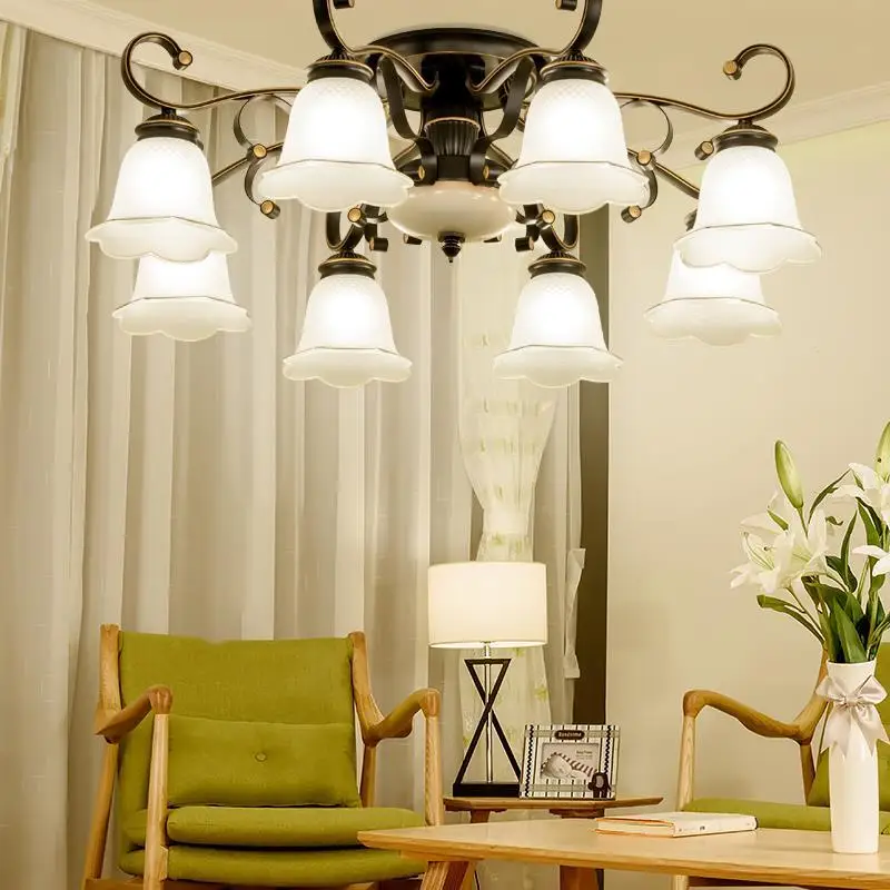 Lustre Lampen современный Deckenleuchten Домашний Светильник винтажный Lampara Techo Luminaria De Teto