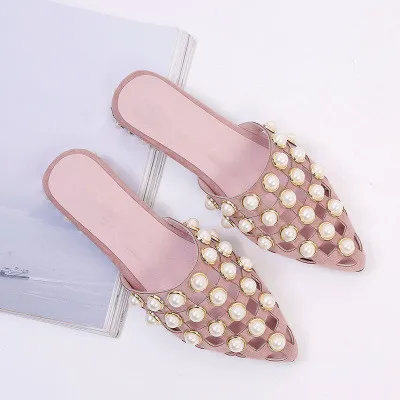 2018 новые летние дамские сандалии Европа и США модная обувь на плоской подошве без