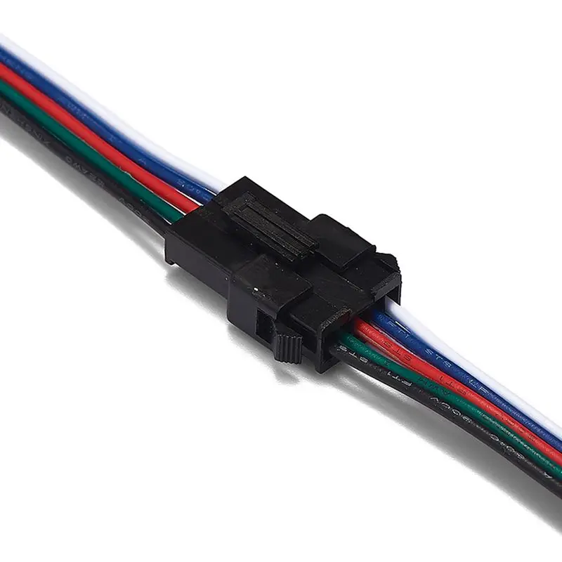 5 Pin женский мужской SM JST Соединительный кабель Extension провода шнур для 5050 RGBW RGBWW
