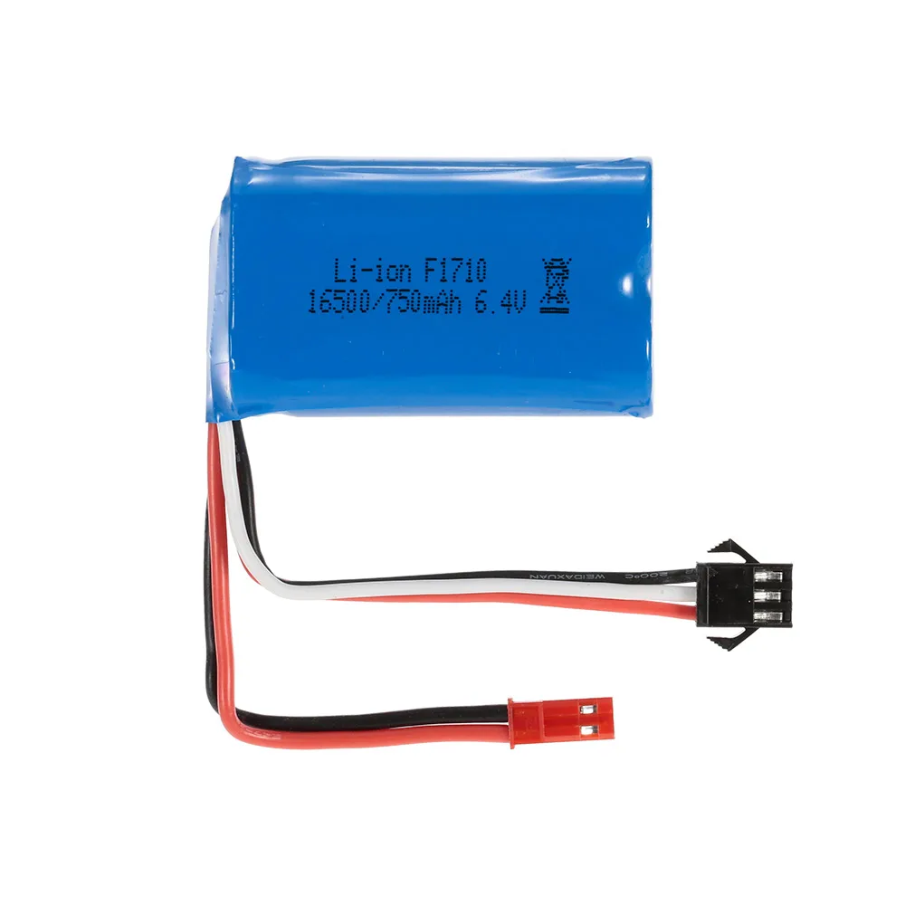 Lipo батарея 6 4 V 750mAh литий ионная аккумуляторная для WLtoys A959 A A979 RC багги
