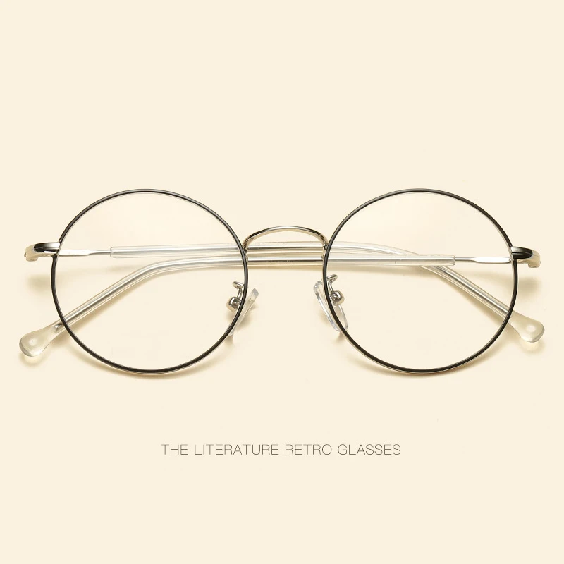 Модные круглые оправы для очков NOSSA модные мужчин и женщин ретро оптическая