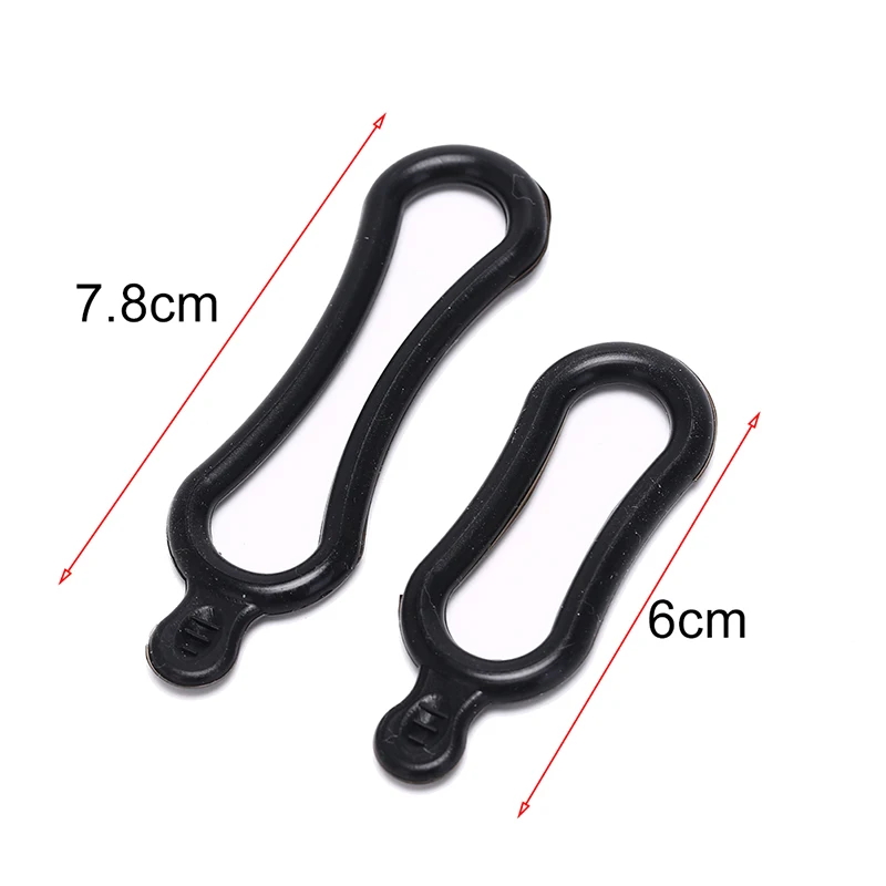 4 шт. полезный горячий черный резиновый ремешок ПВХ кольцо для T6 светодиодный