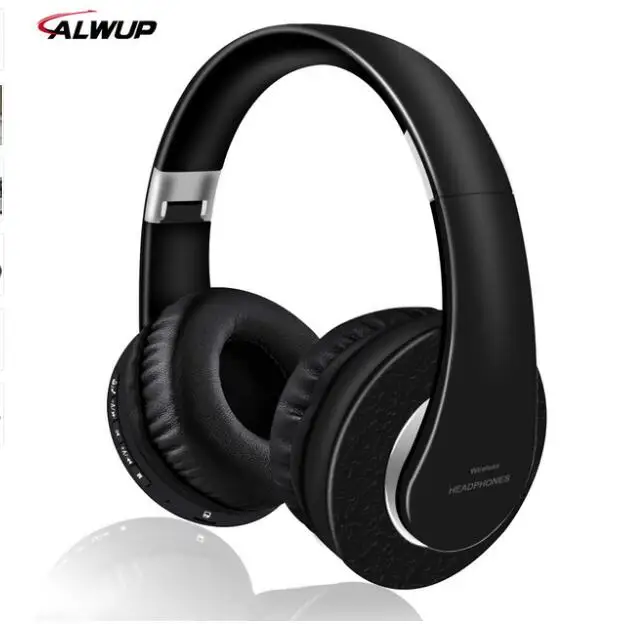 BLACK Mp3 плеер Bluetooth 4,2 наушники для компьютера ПК Mp3 музыкальный плеер спортивные проводные наушники для телефона samsung Galaxy - Цвет: BLACK