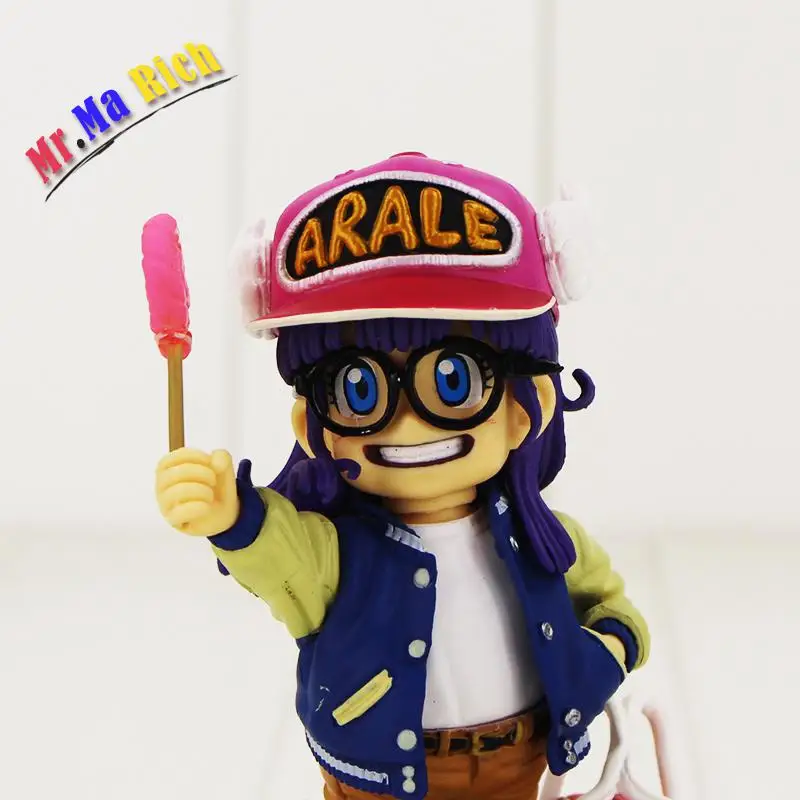 13 см аниме Dr. Slump Figura Arale ПВХ фигурка игрушка Con Il E Borsa Da Viaggio скульптура Гранде модельло Bambole|figure toy|dr. slumppvc toy |