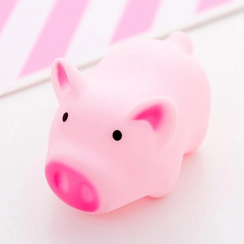 PK 1 шт. забавная визжащая Свинка Новинка милый мультфильм Vent Pig Squeeze игрушка со звуком снятие стресса декомпрессия подарки гаджеты игрушки - Цвет: PK