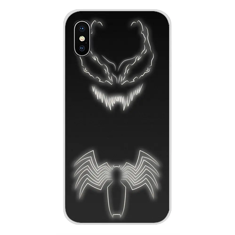 Мягкий прозрачный чехол Venom 2018 фильм Том Харди для Apple iPhone X XR XS MAX 4 4S 5 5S 5C SE 6 6S 7 8 Plus