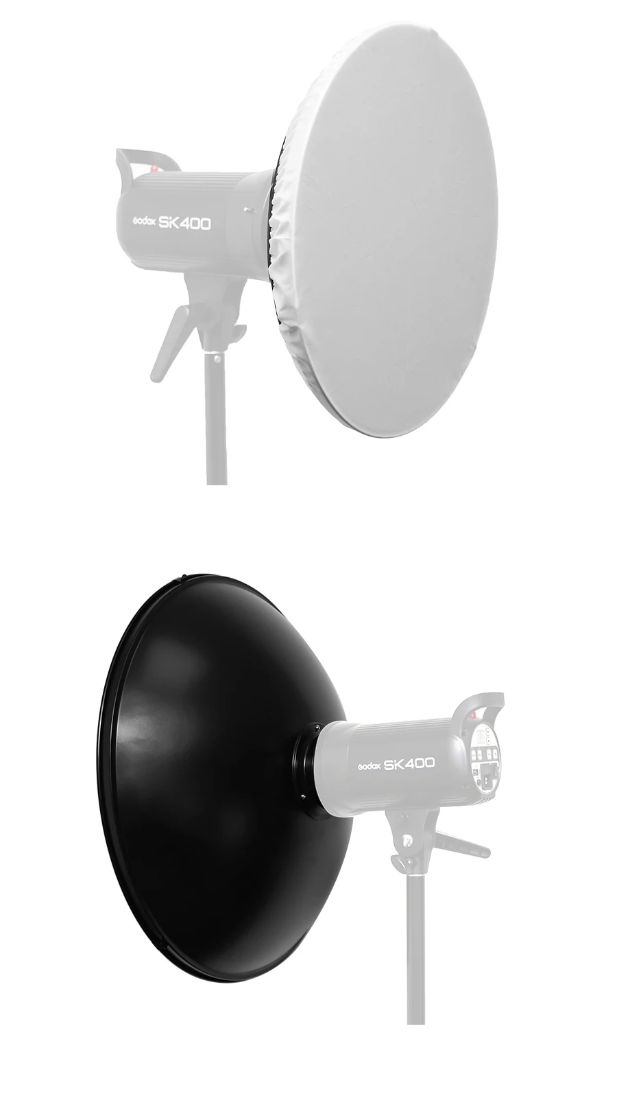 Godox 42 м 1" Студия Белый красоты блюдо Bowens крепление+ сотовая сетка+ Диффузор носок